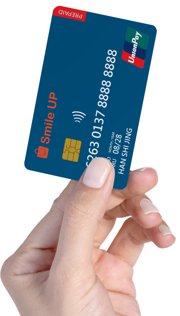 Smile UnionPay-hand-rise-Card-00